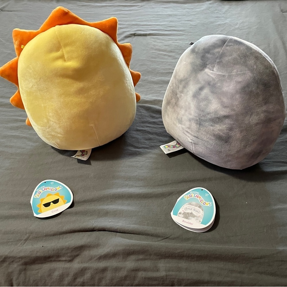 Squishmallow bundle Cruz the sun & Boulder the moon - Picture 2 of 7
